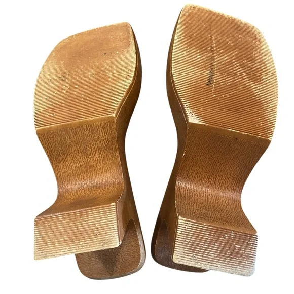 VINTAGE Retro Platform Sandals - Picture 8 of 9